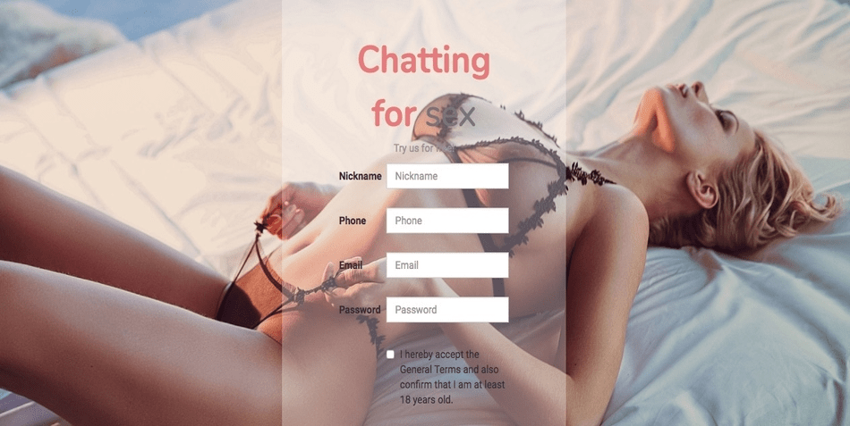 Chatting for sex