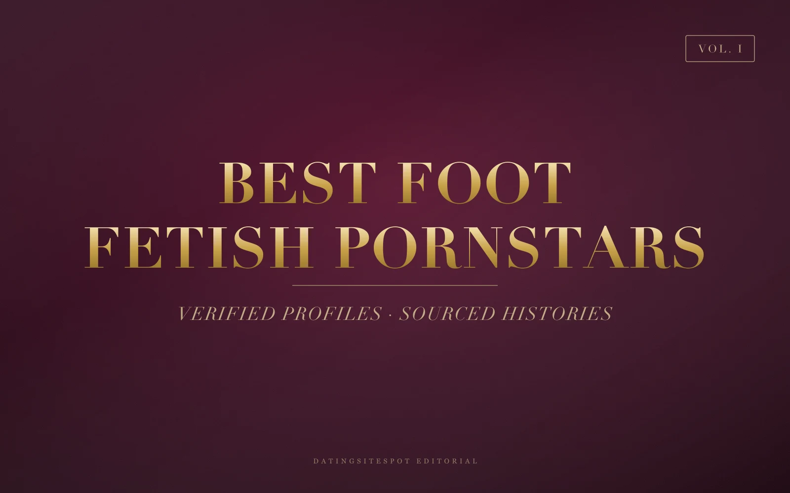 Editorial cover: Best Foot Fetish Pornstars — Top 10 Feet In Adult Film