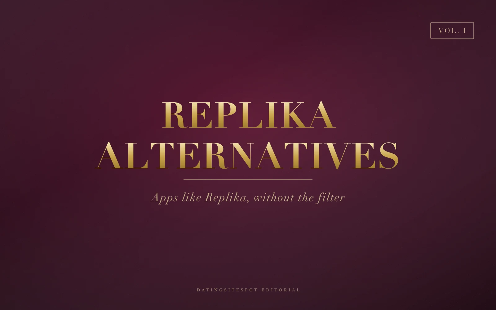 Editorial cover: best Replika alternatives without the filter