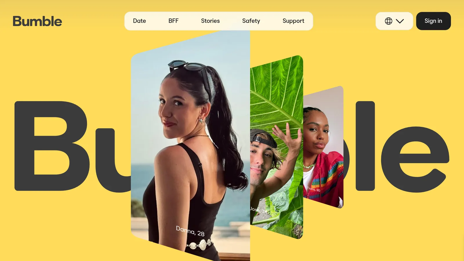 Bumble product screenshot