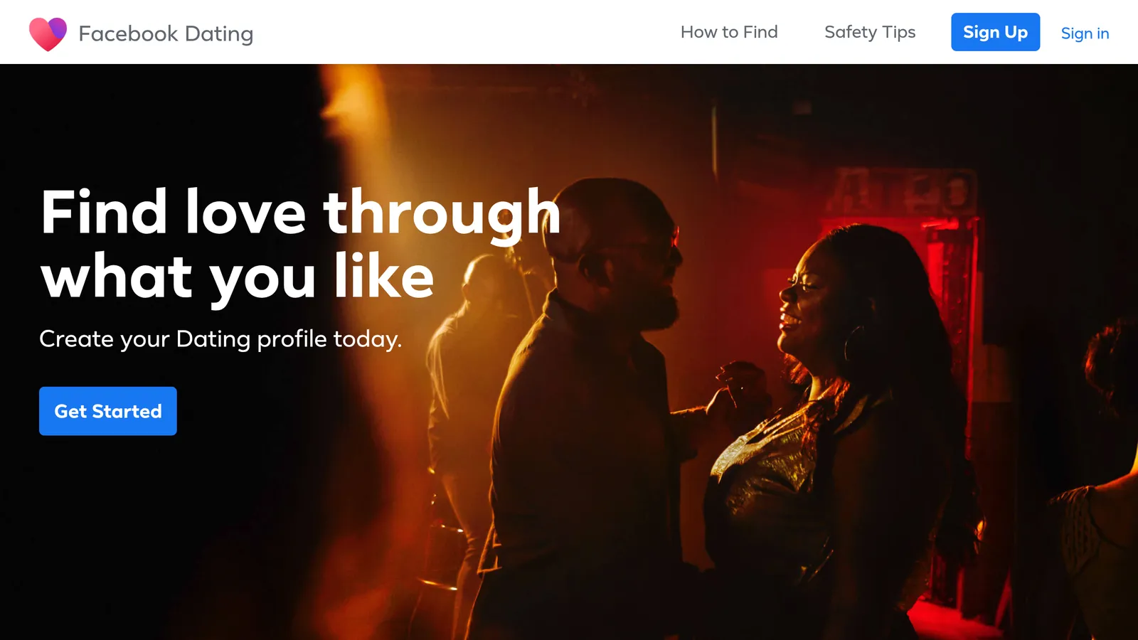 Facebook Dating product screenshot