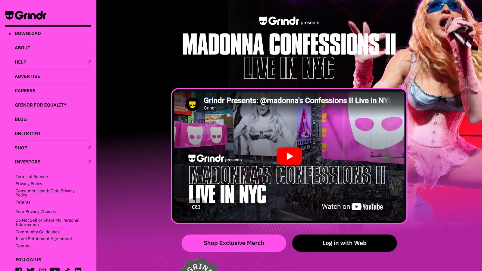 Grindr product screenshot